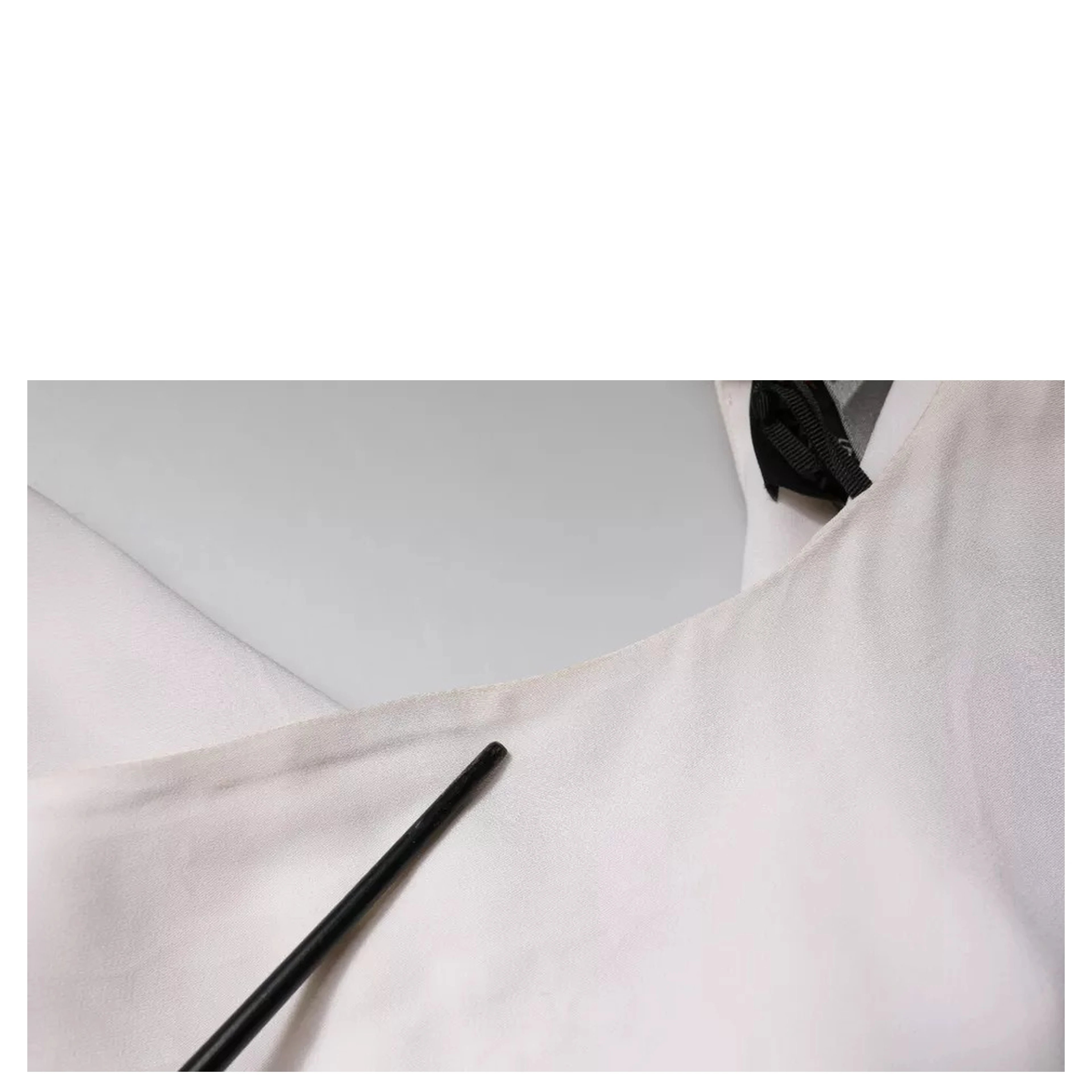 Off White Embellished Long Maxi Dress
