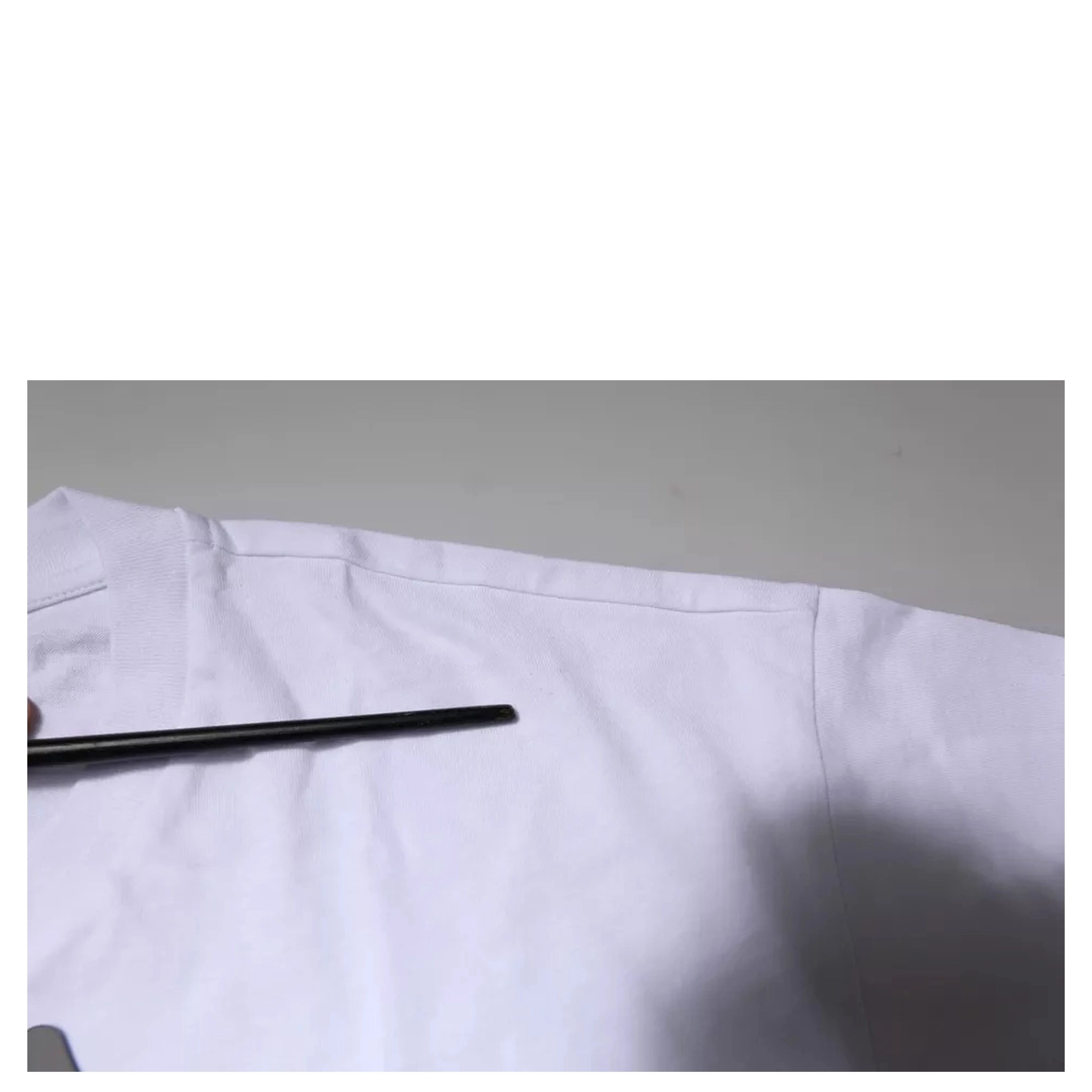 White DG Logo Cotton Crew Neck T-shirt