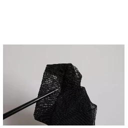 Black Nylon Mesh Sock Style Boots Shoes