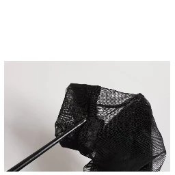 Black Nylon Mesh Sock Style Boots Shoes