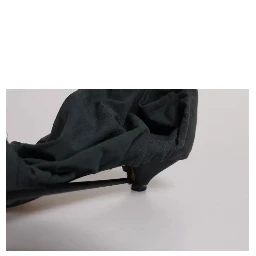 Green Cotton Sock Style Ankle Boots Shoes
