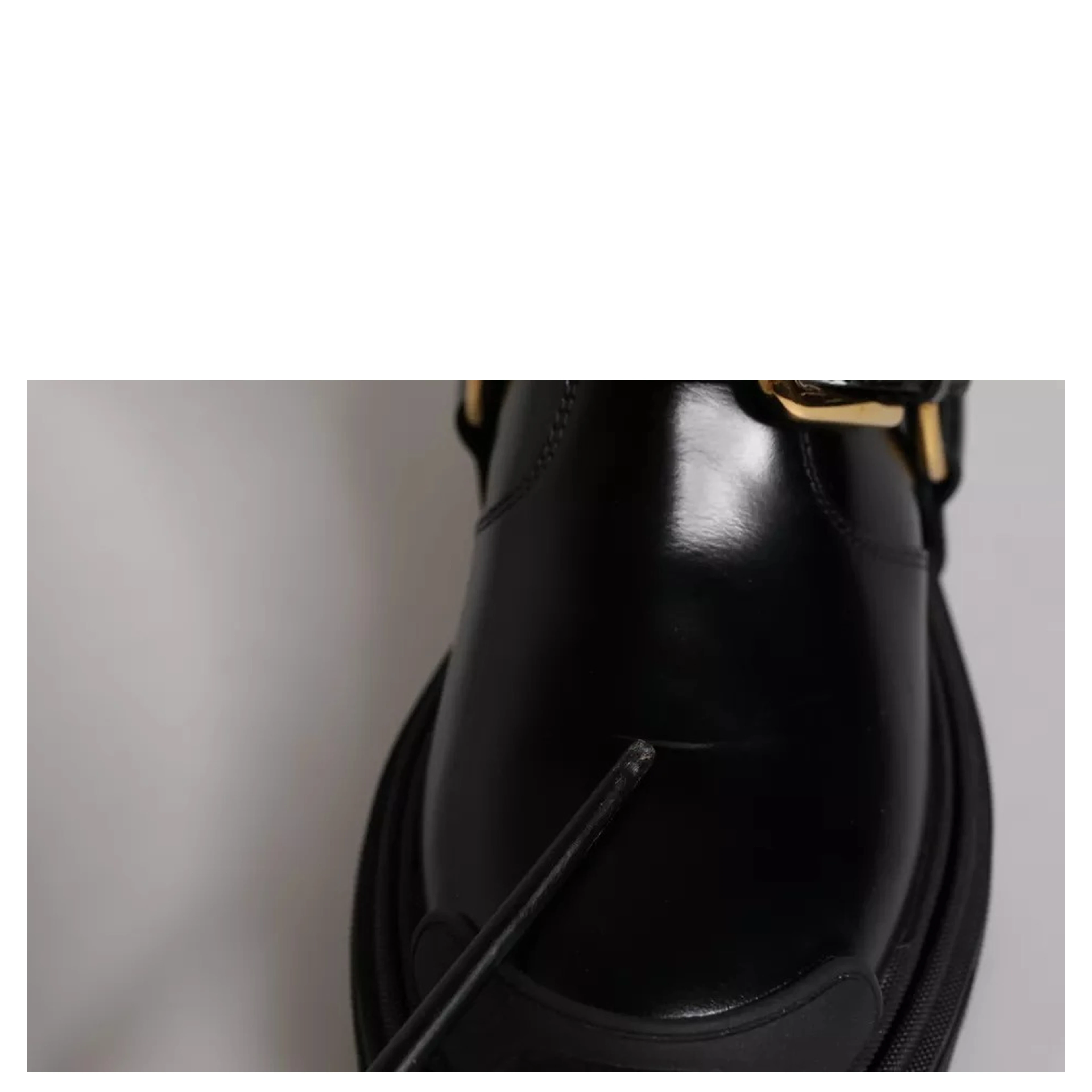Black Leather Slip On Stretch Trekking Boots Shoes