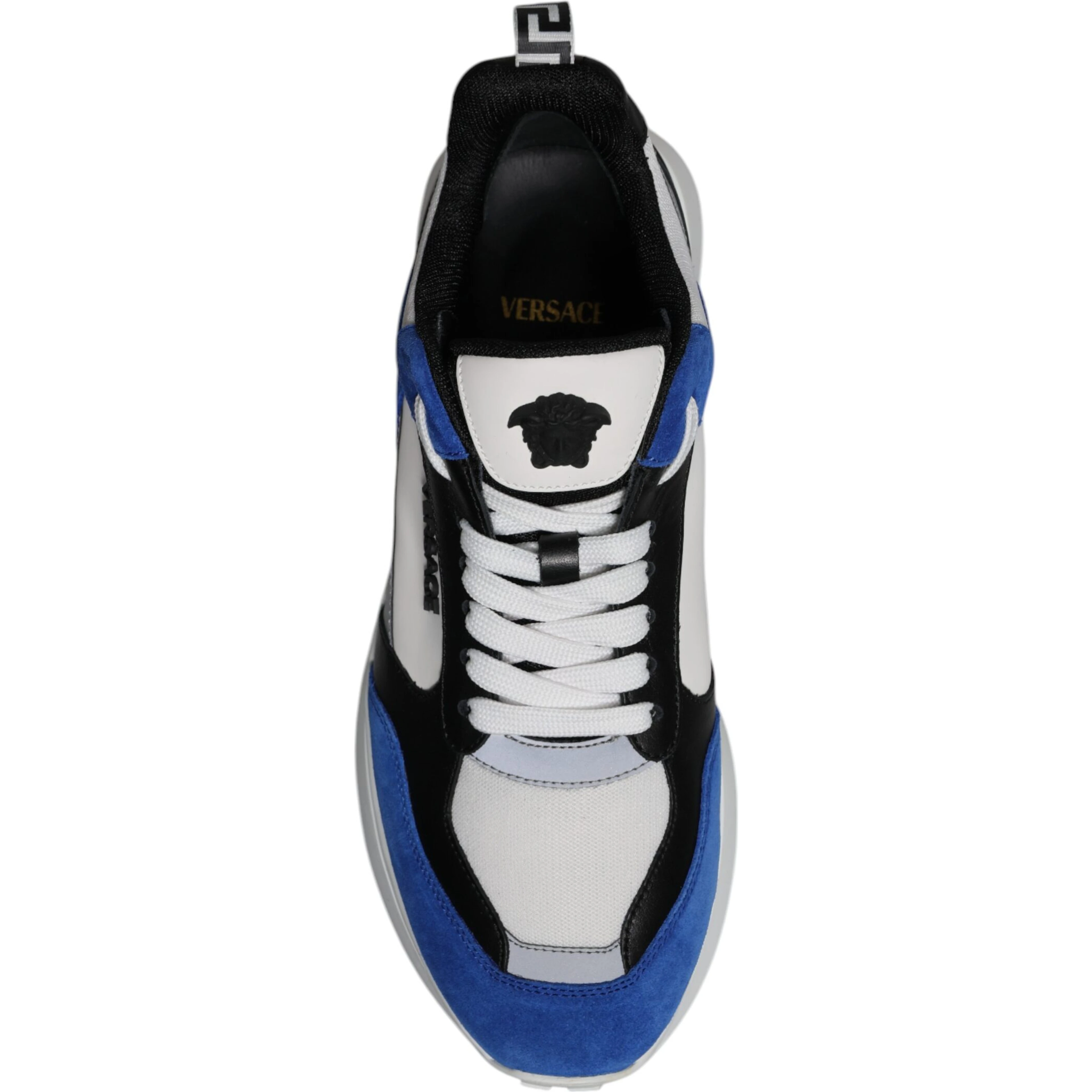 Multicolor Canvas Quad Fabric Medusa Low Top Sneakers Shoes