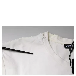 White Bandana Print Cotton Short Sleeves T-shirt