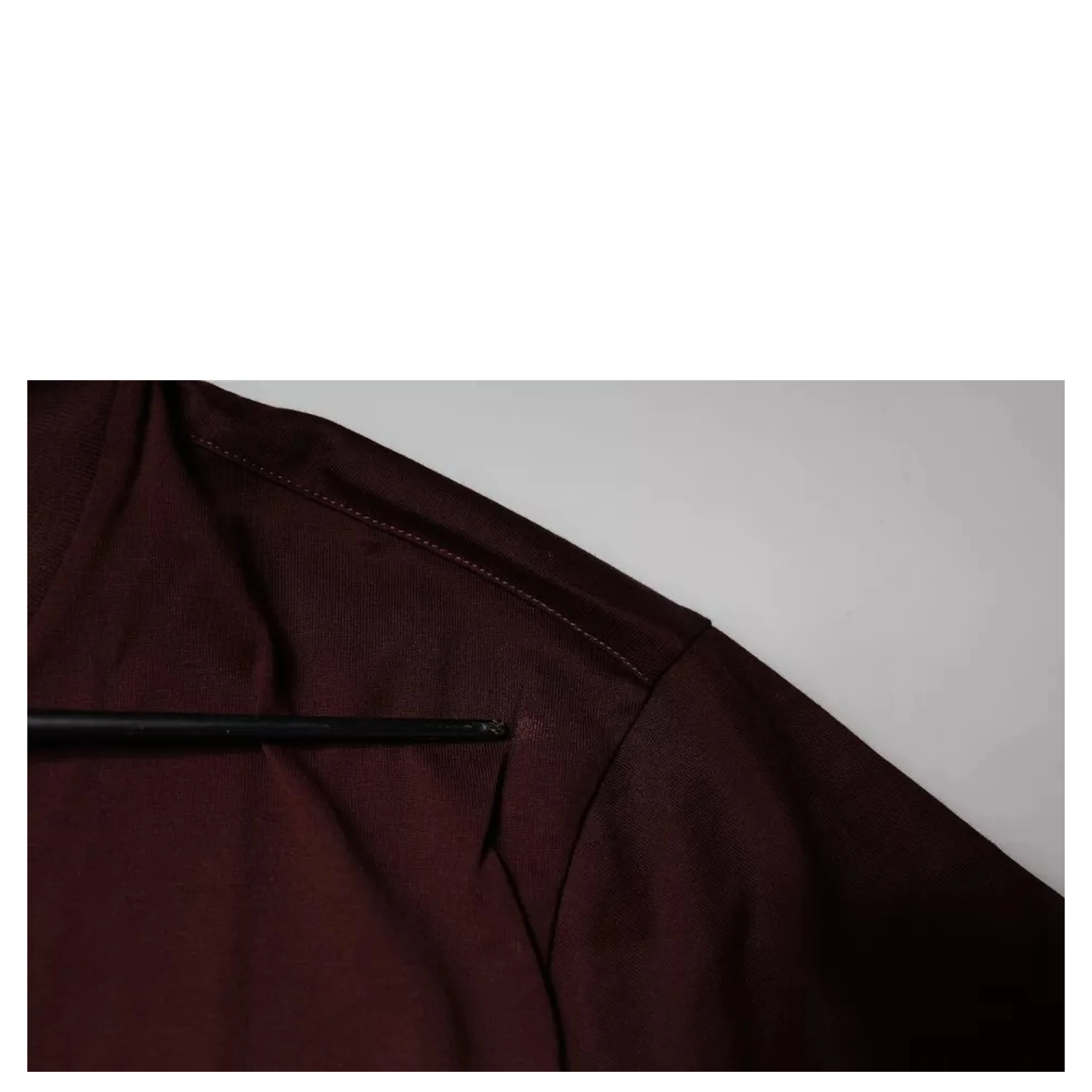 Maroon DG Logo Cotton Crew Neck T-shirt