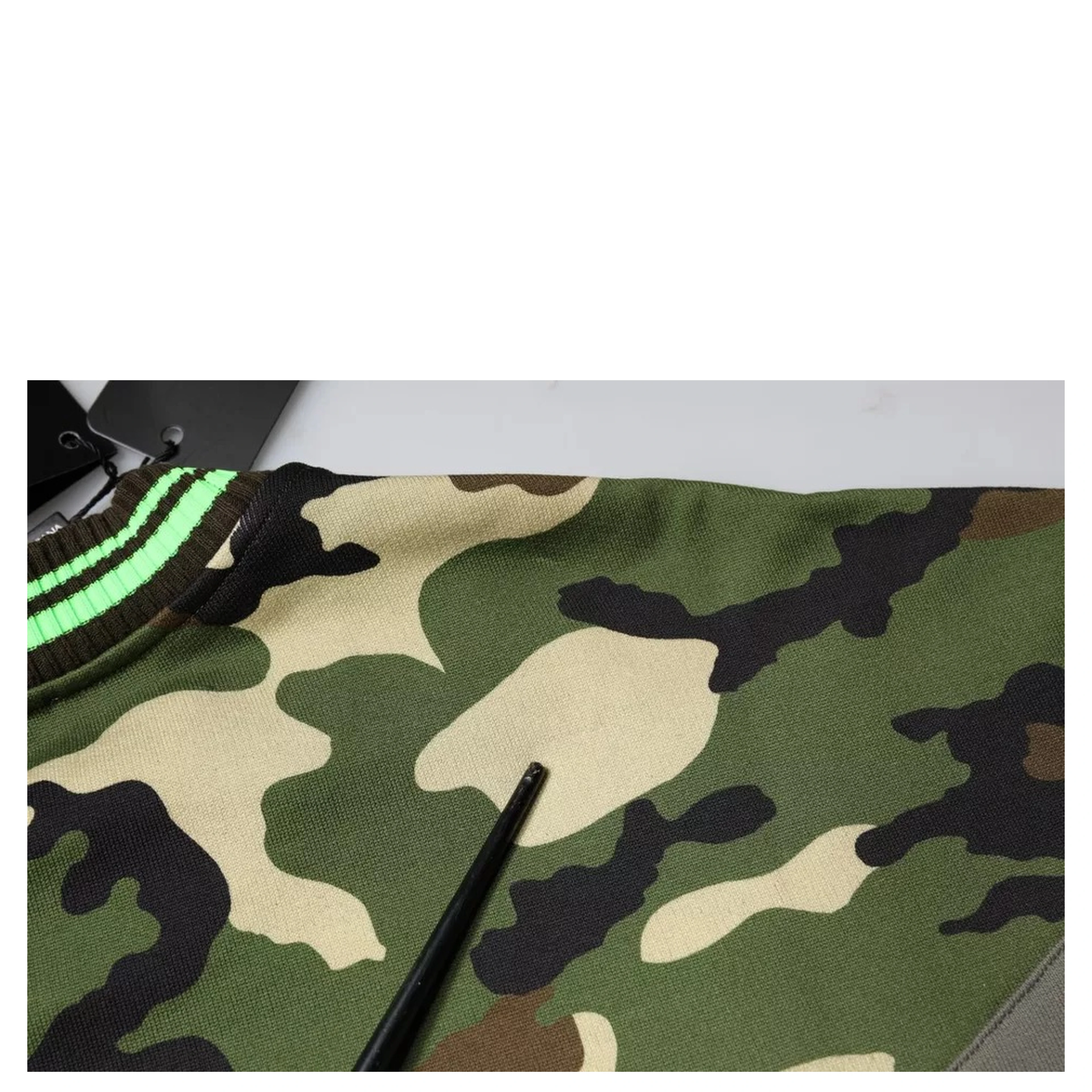 Multicolor Camouflage Sweatshirt Sweater