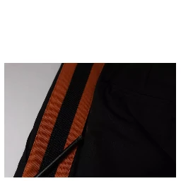 Black Cotton Stretch Skinny Men Dress Pants