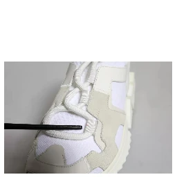 White Mesh Sorrento Trekking Sneakers Shoes