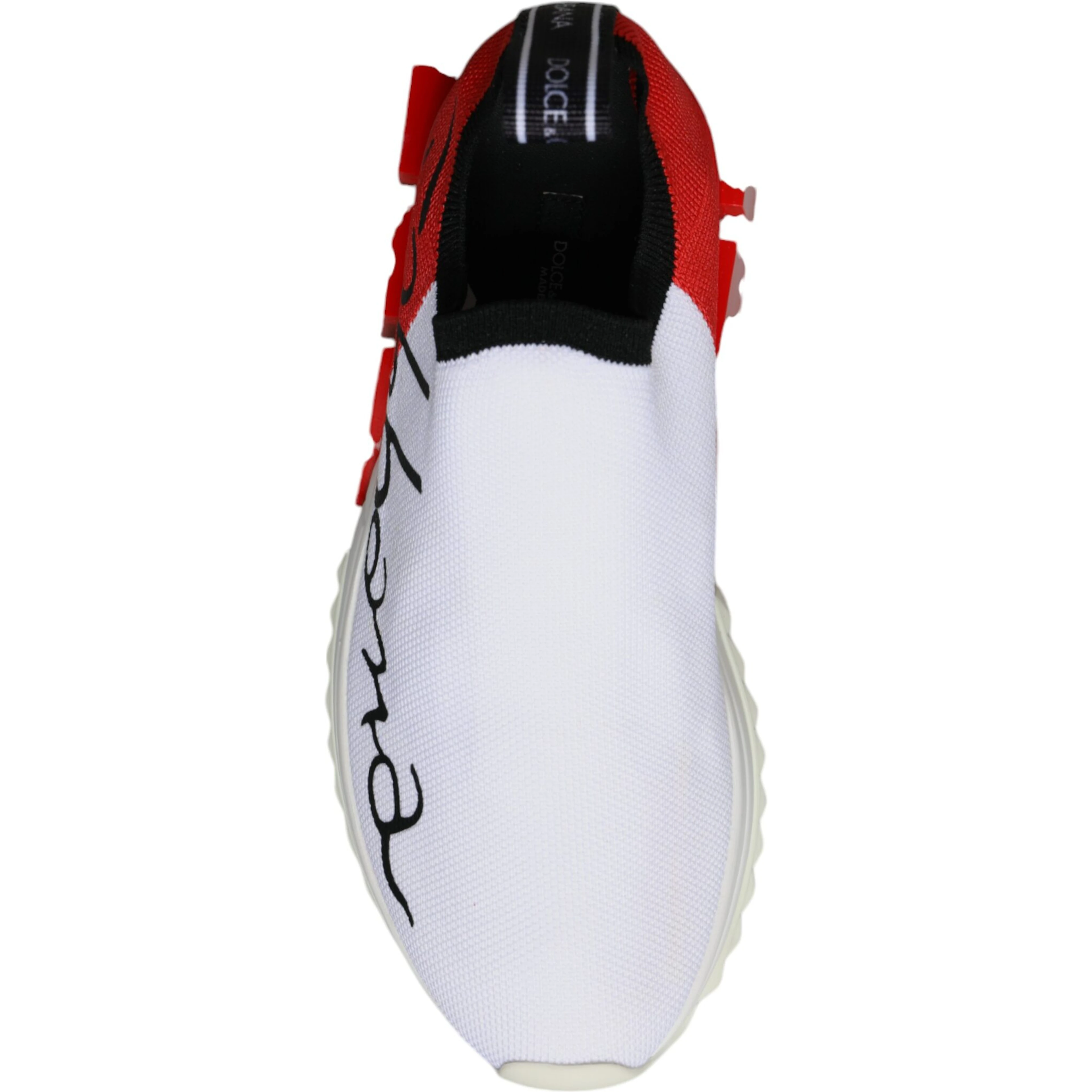 White Red Low Top Sorrento Men Sneakers Shoes
