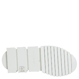 White Mesh Sorrento Trekking Sneakers Shoes