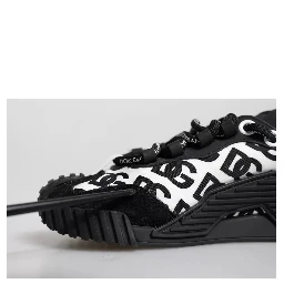 Black Logo Lace Up Low Top NS1 Sneakers Shoes