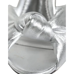 Silver Mirror Heels KEIRA Sandals Shoes