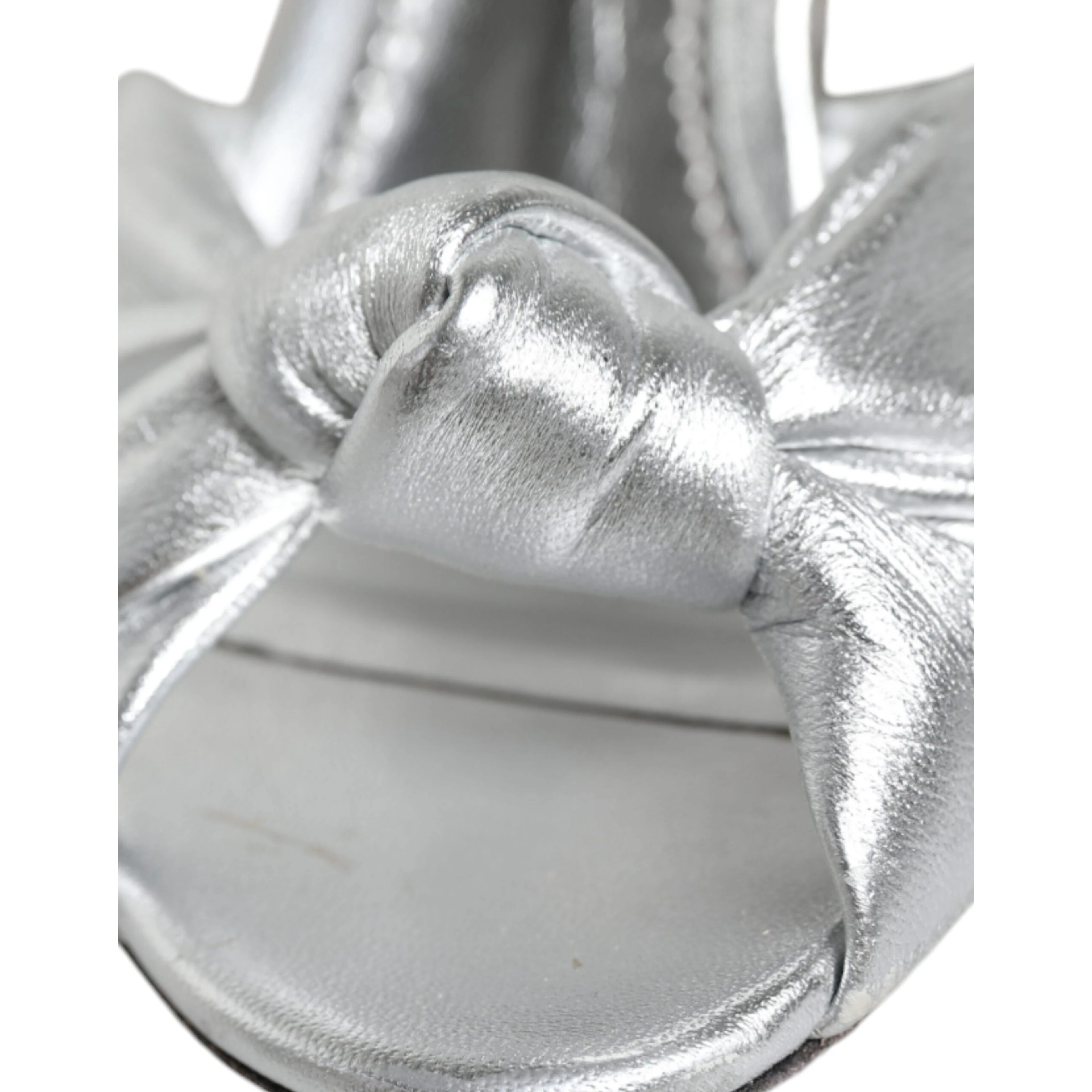 Silver Mirror Heels KEIRA Sandals Shoes