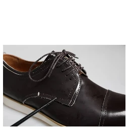 Black White Leather Lace Up Men Dress Formal Shoes