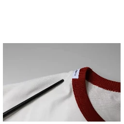 White Graphic Print Cotton Crew Neck T-shirt
