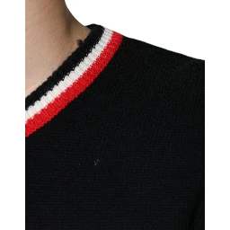 Black Cashmere Pig of the Year Pullover Sweater