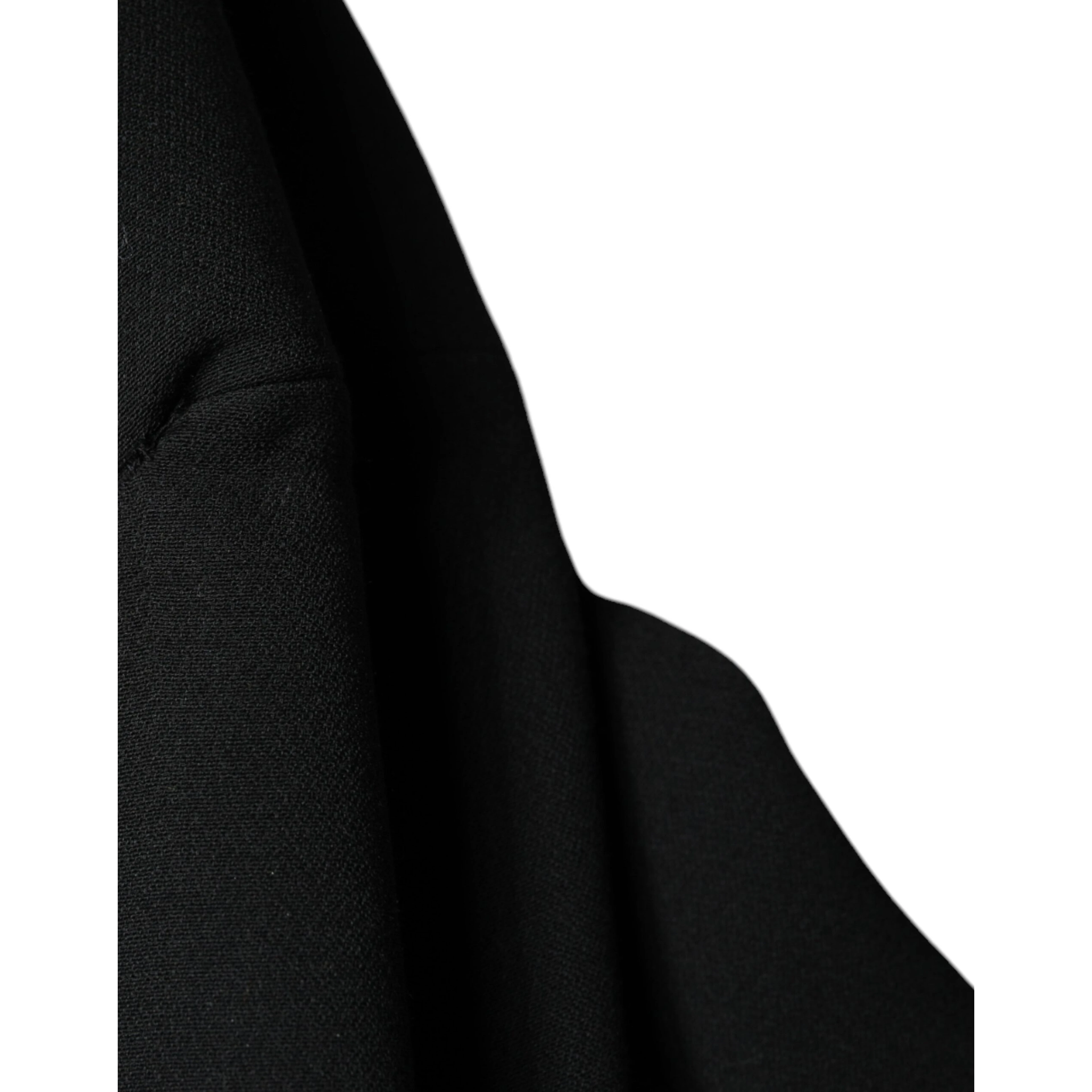 Black Double Breasted Trench Coat Jacket