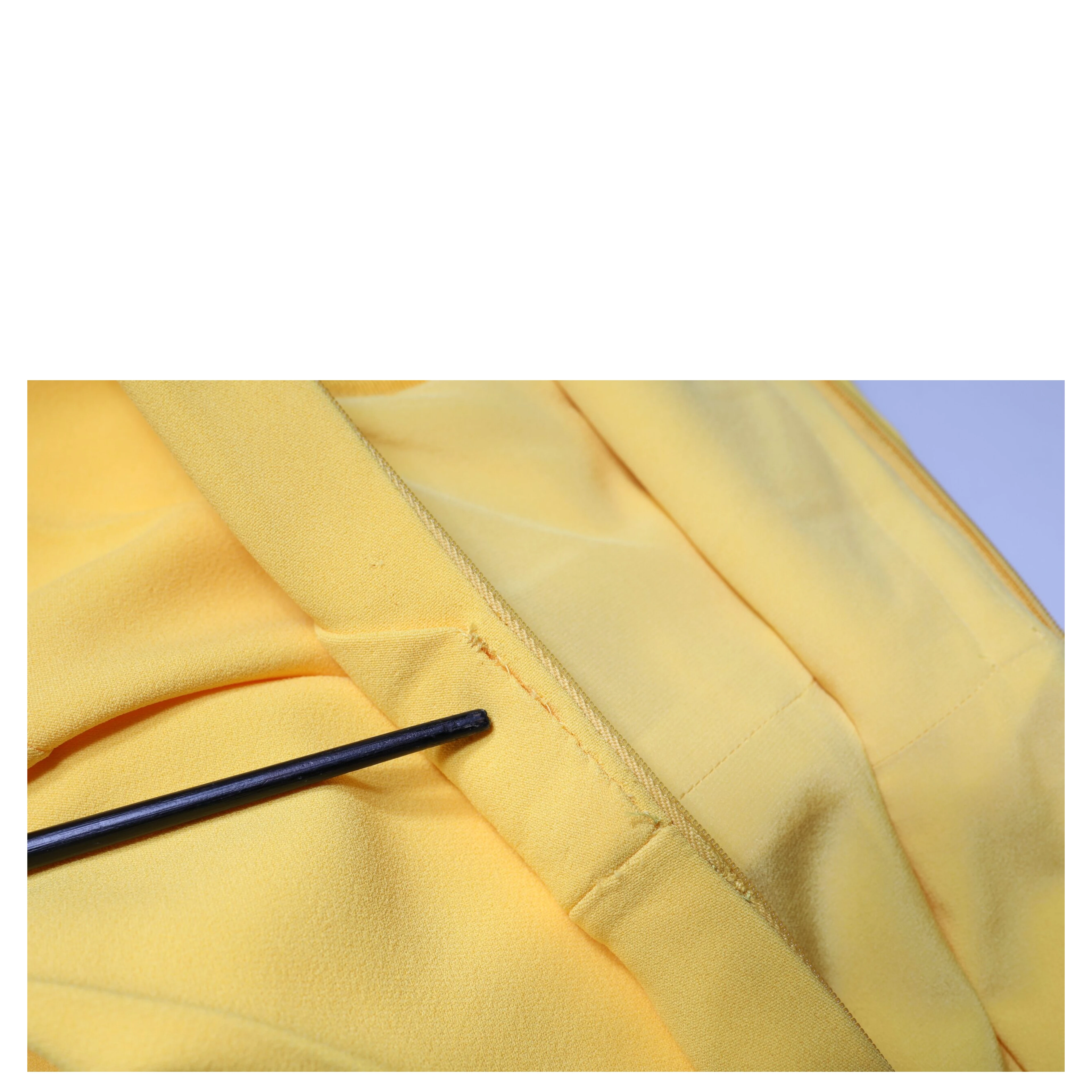 Yellow One Shoulder Side Slit Midi Dress