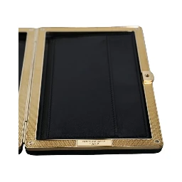 Black Velvet Gold Frame Clutch Evening Party Purse Bag
