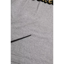 Gray Cotton L'Amore E'Bellezza Top T-shirt
