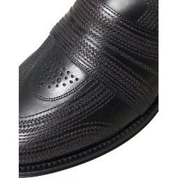 Black Brown Leather Loafer Men Dress Shoes