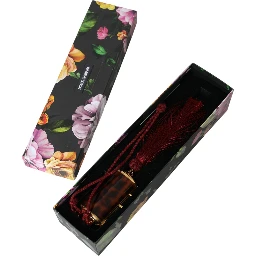 Brown Leopard Mini Mirror Tassel Make Up Holder Bag