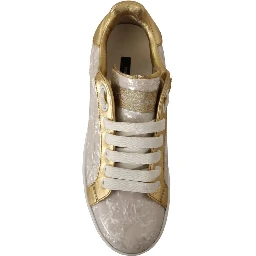 White Portofino Mother Of Pearl Sneakers Casual Shoes