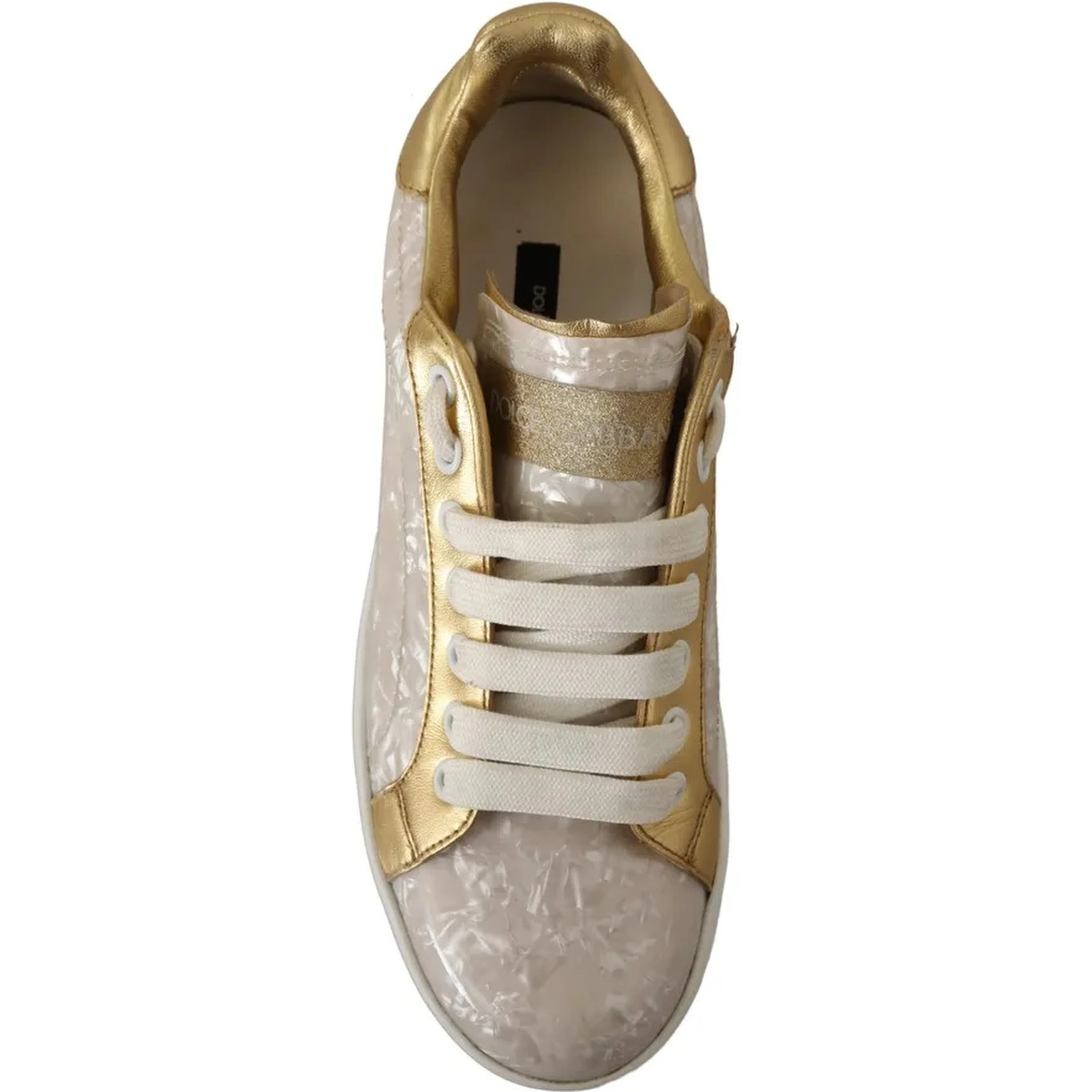 White Portofino Mother Of Pearl Sneakers Casual Shoes