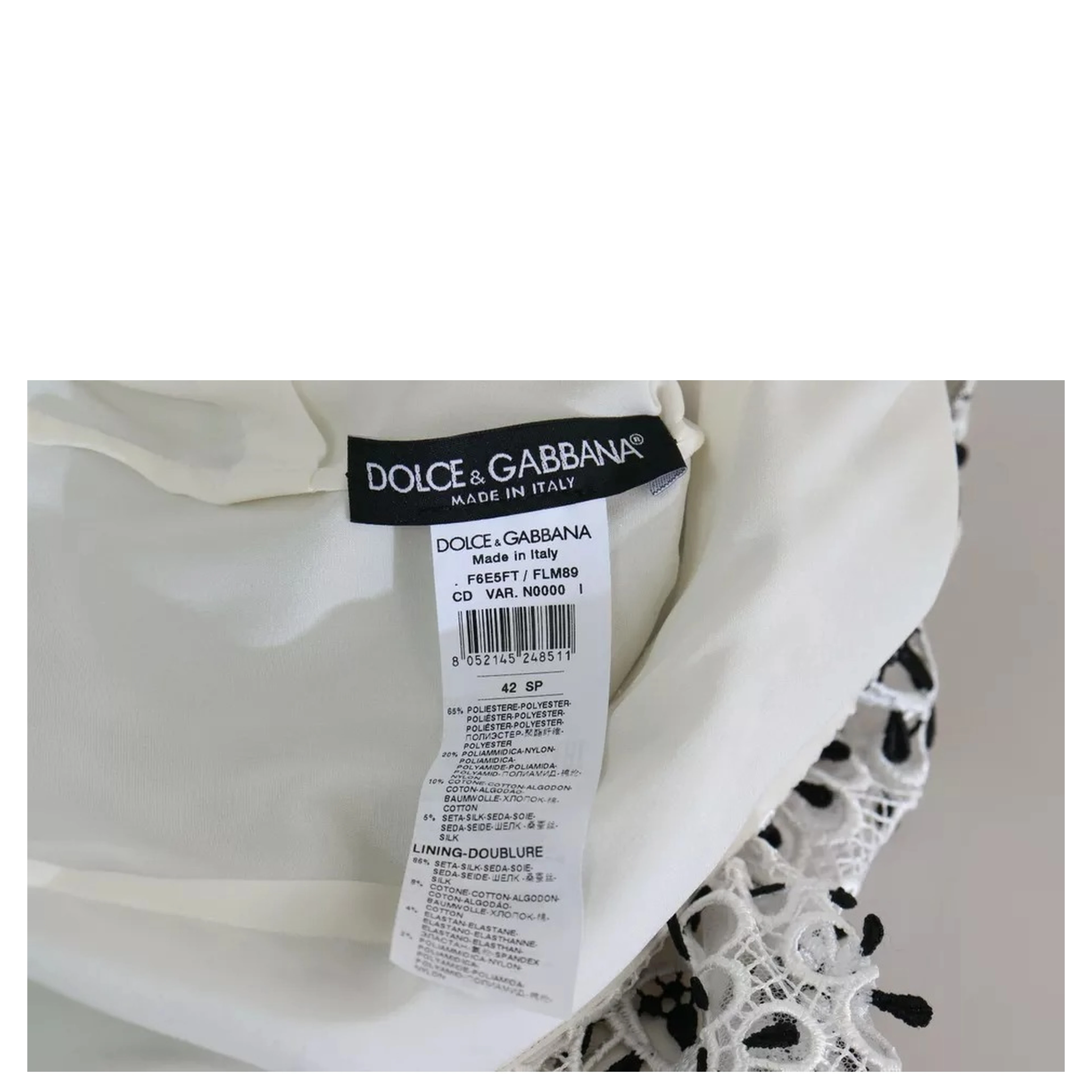 White Cutout Design Polyester A-line Midi Dress