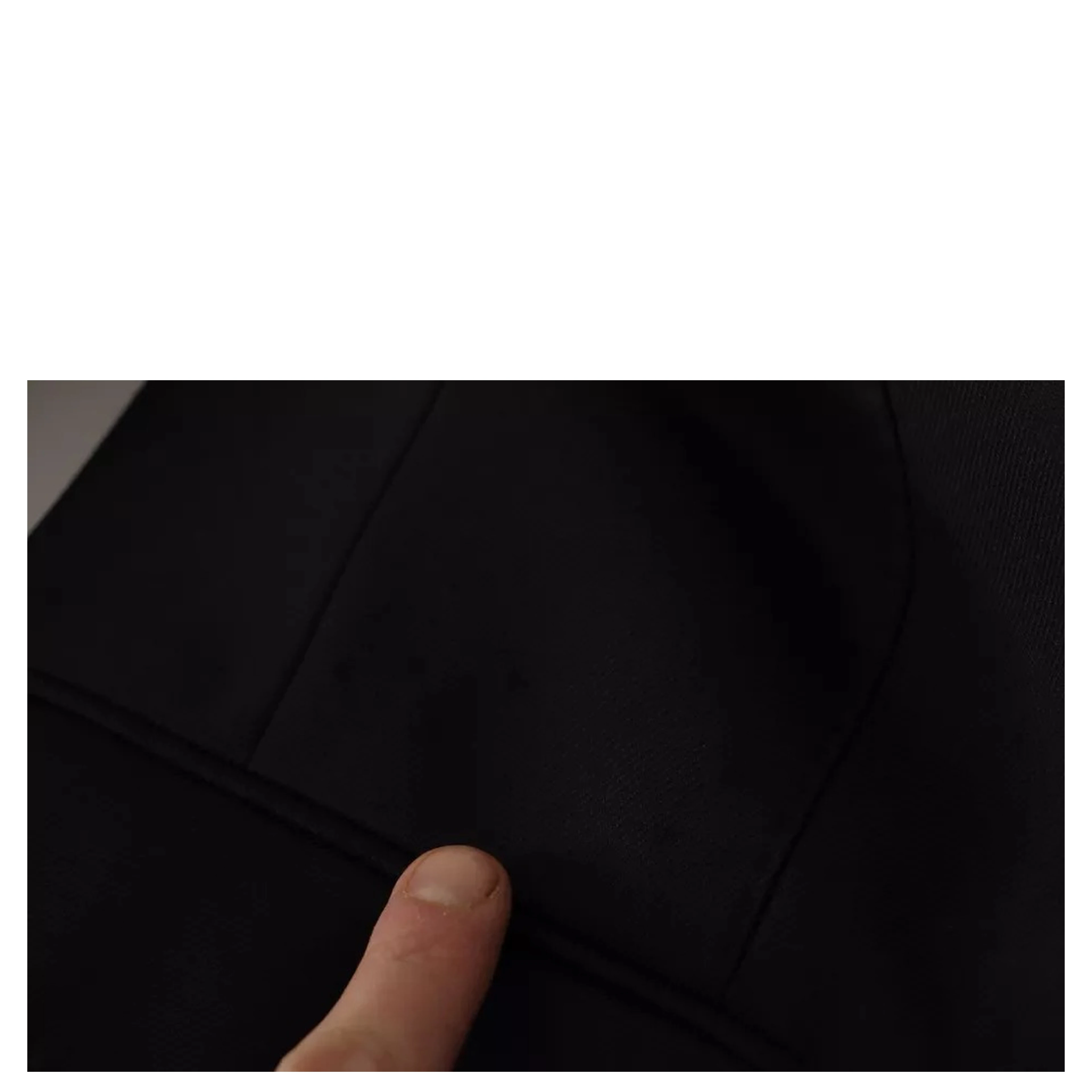 Black Polyester Single Breasted BlazerJacket