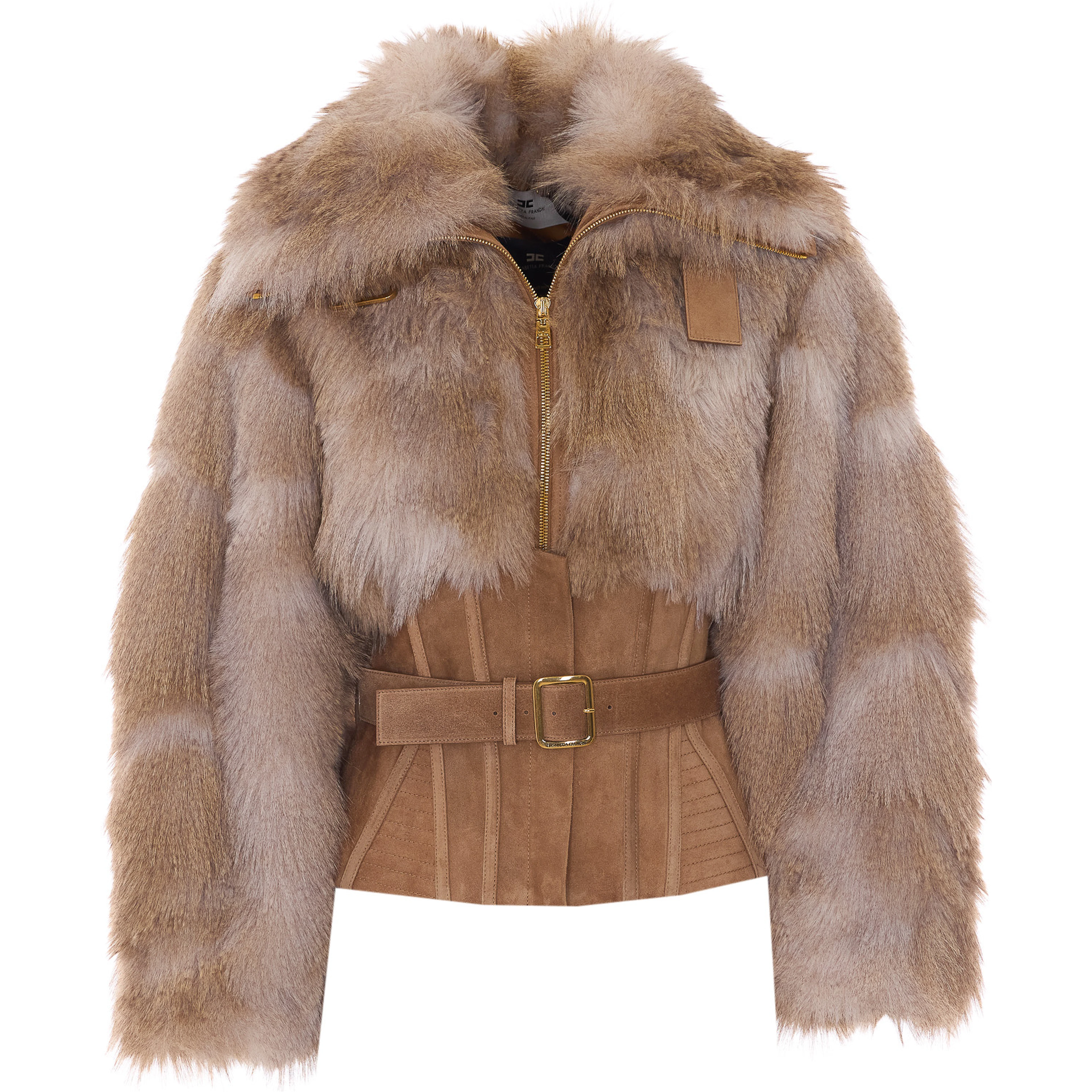 Elisabetta Franchi Coats Beige