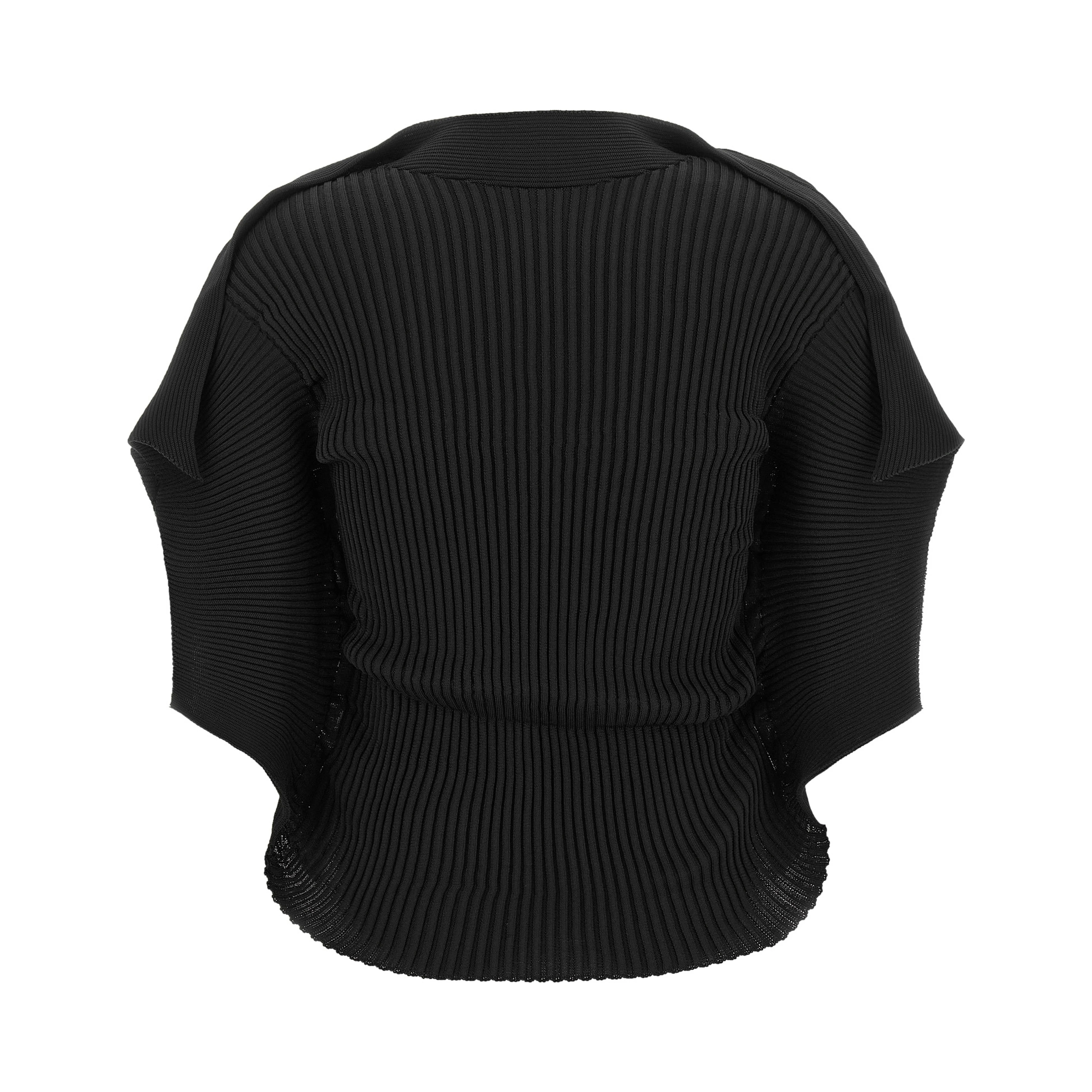 Black Polyester Blouse