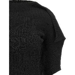 Black Polyester Blouse