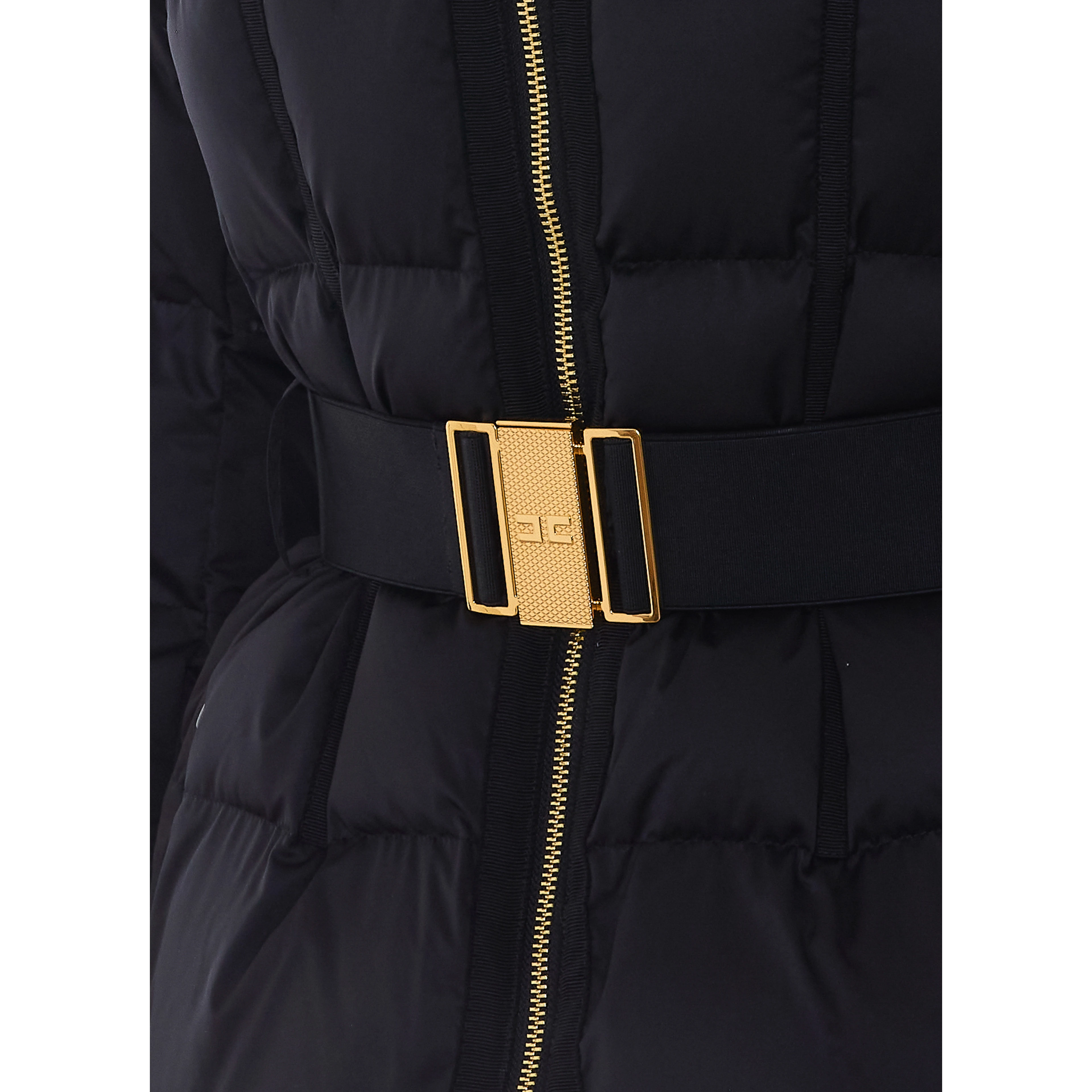 Elisabetta Franchi Coats Black