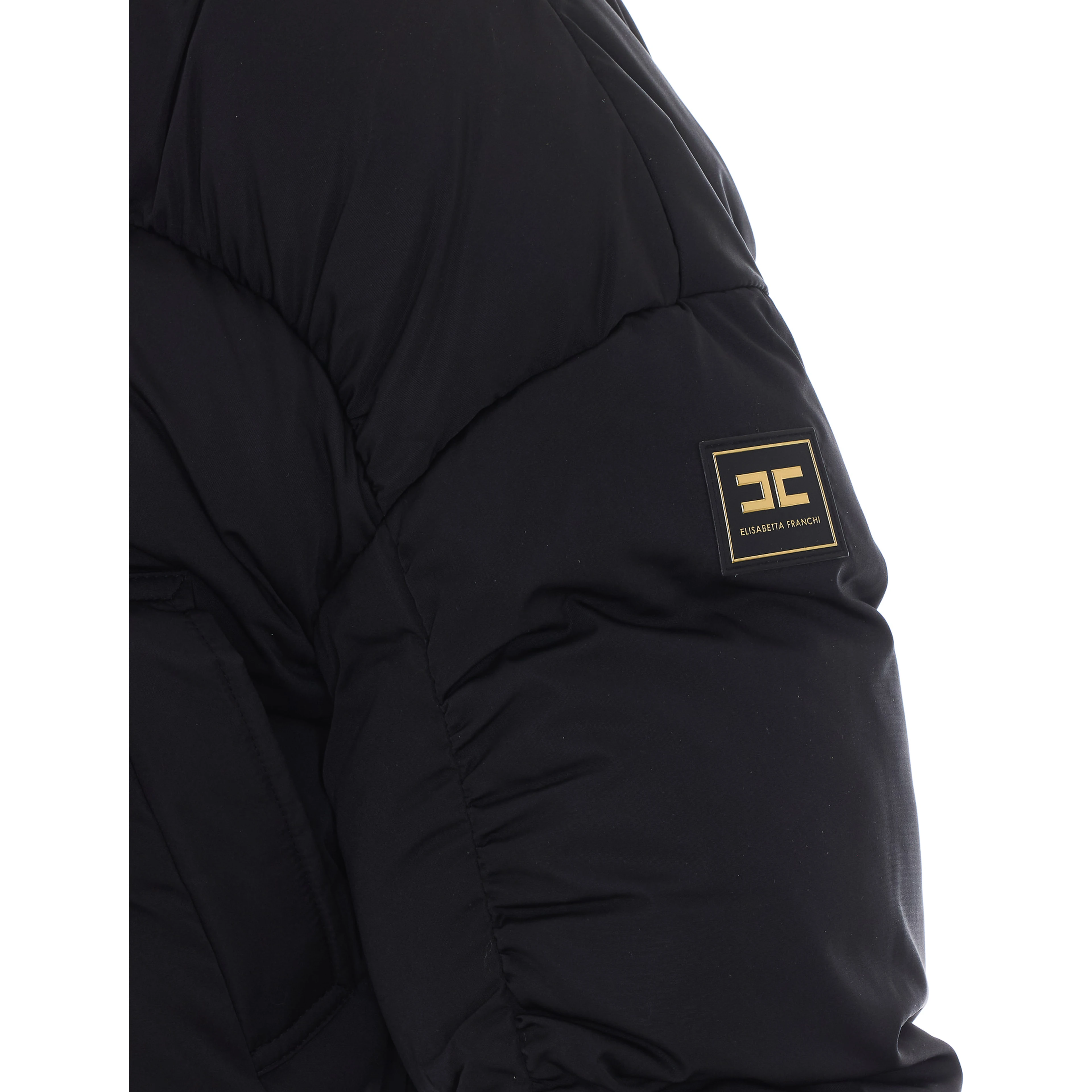 Elisabetta Franchi Coats Black