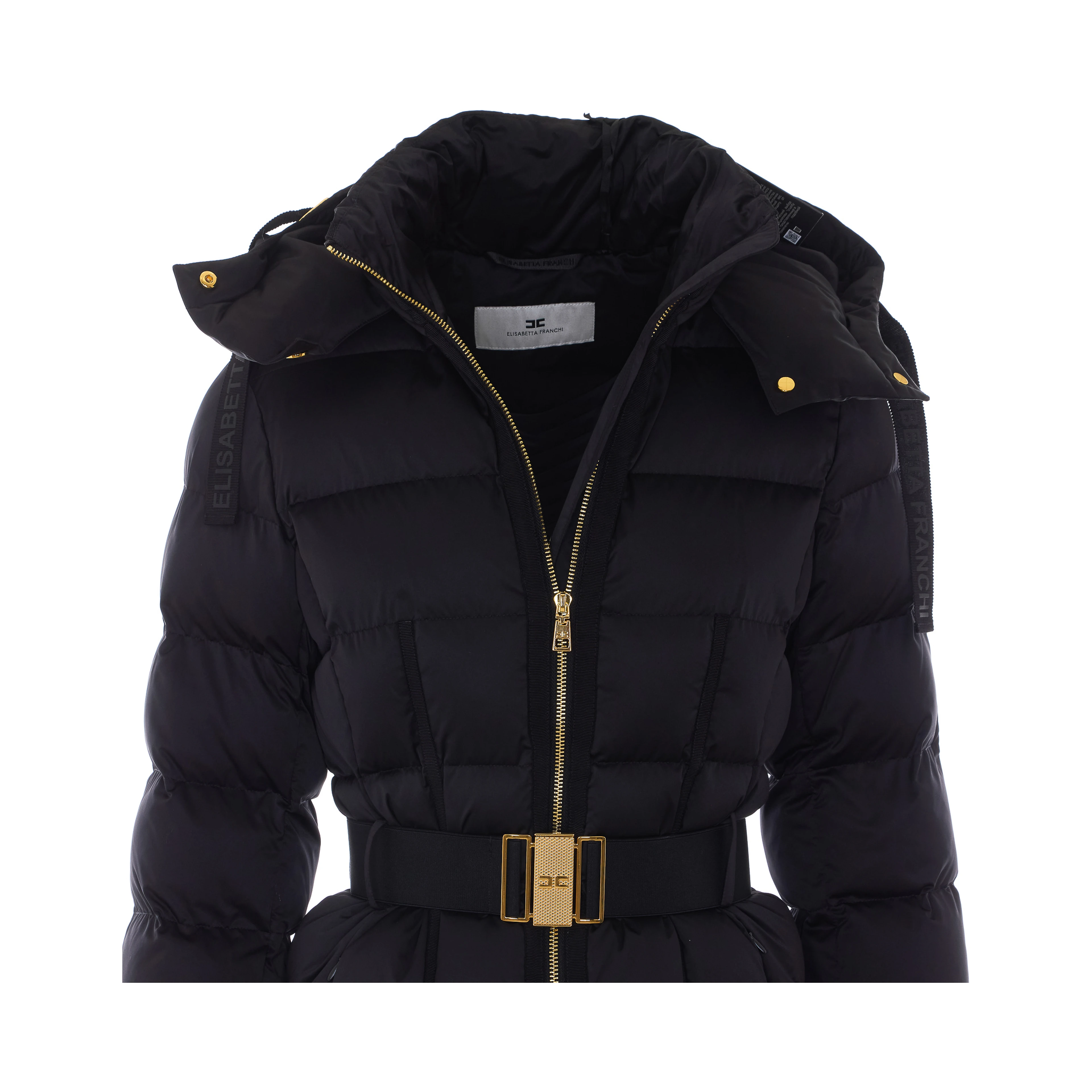 Elisabetta Franchi Coats Black