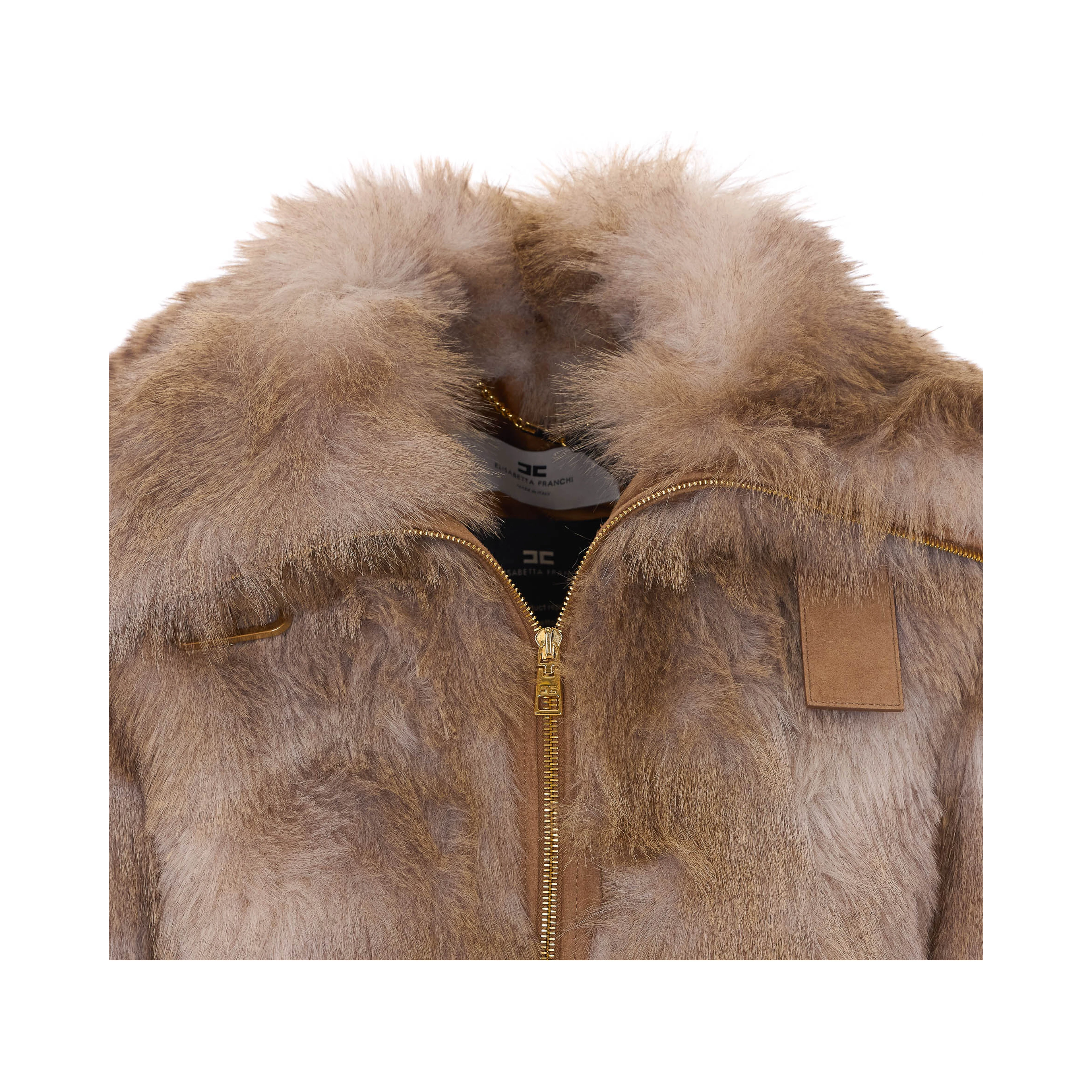 Elisabetta Franchi Coats Beige