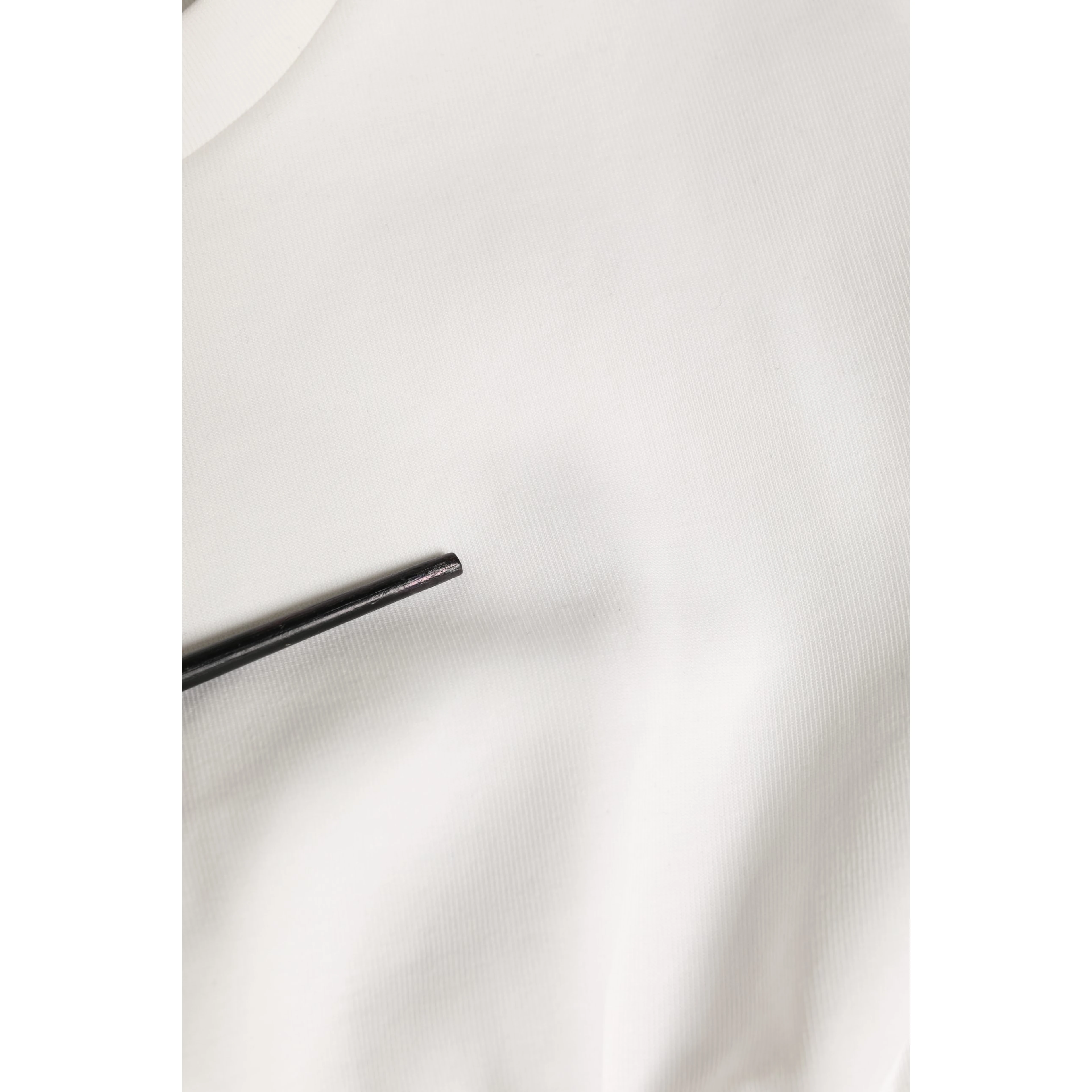 White Cotton Blend Corset Style Blouse Top
