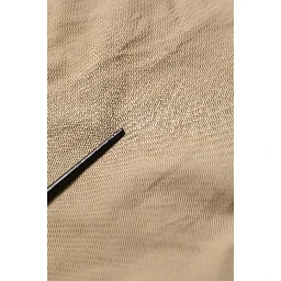 Beige Cotton Cargo Drawstring Trouser Pants