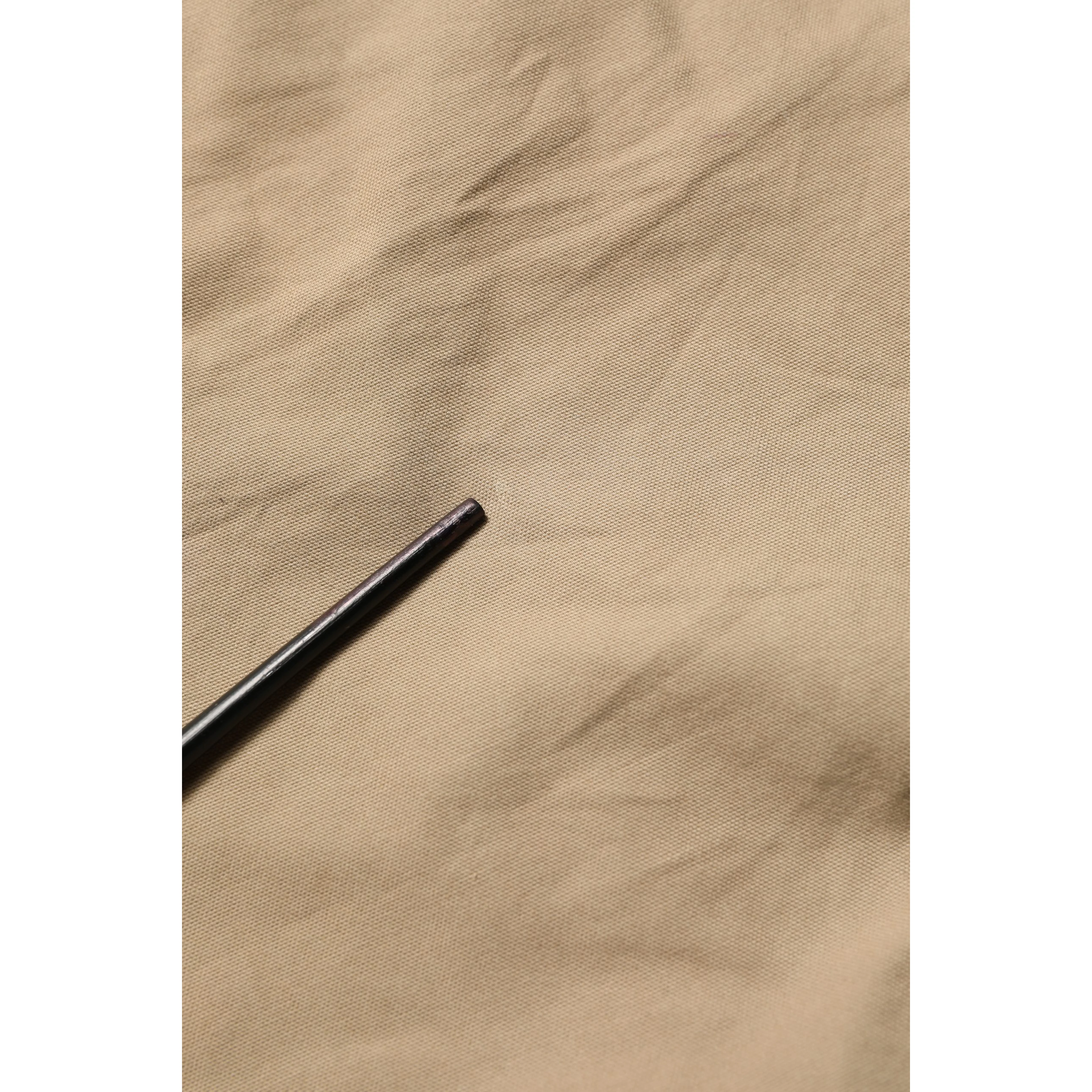Beige Cotton Cargo Drawstring Trouser Pants