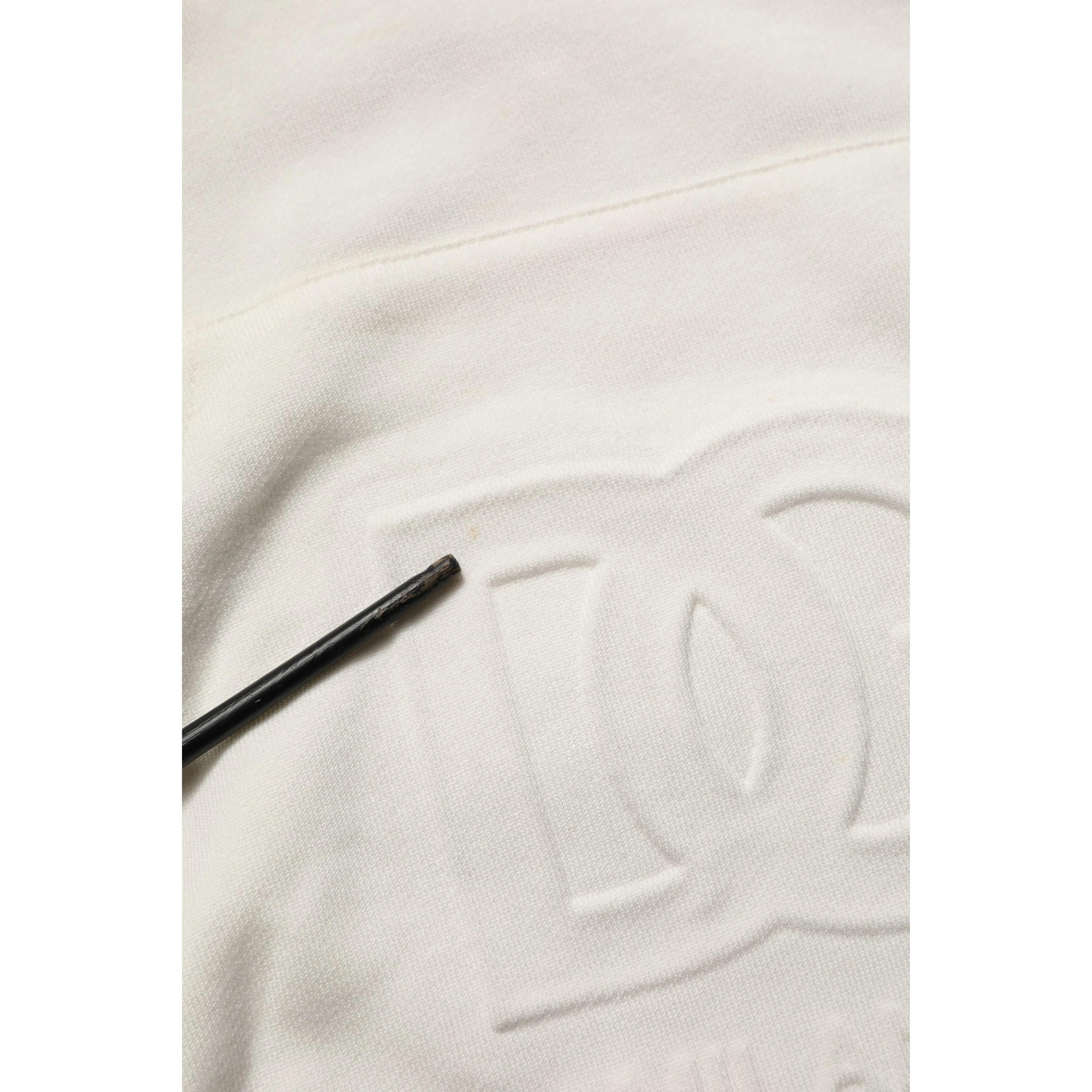 White Logo Hooded PulloverSweatshirt Sweater