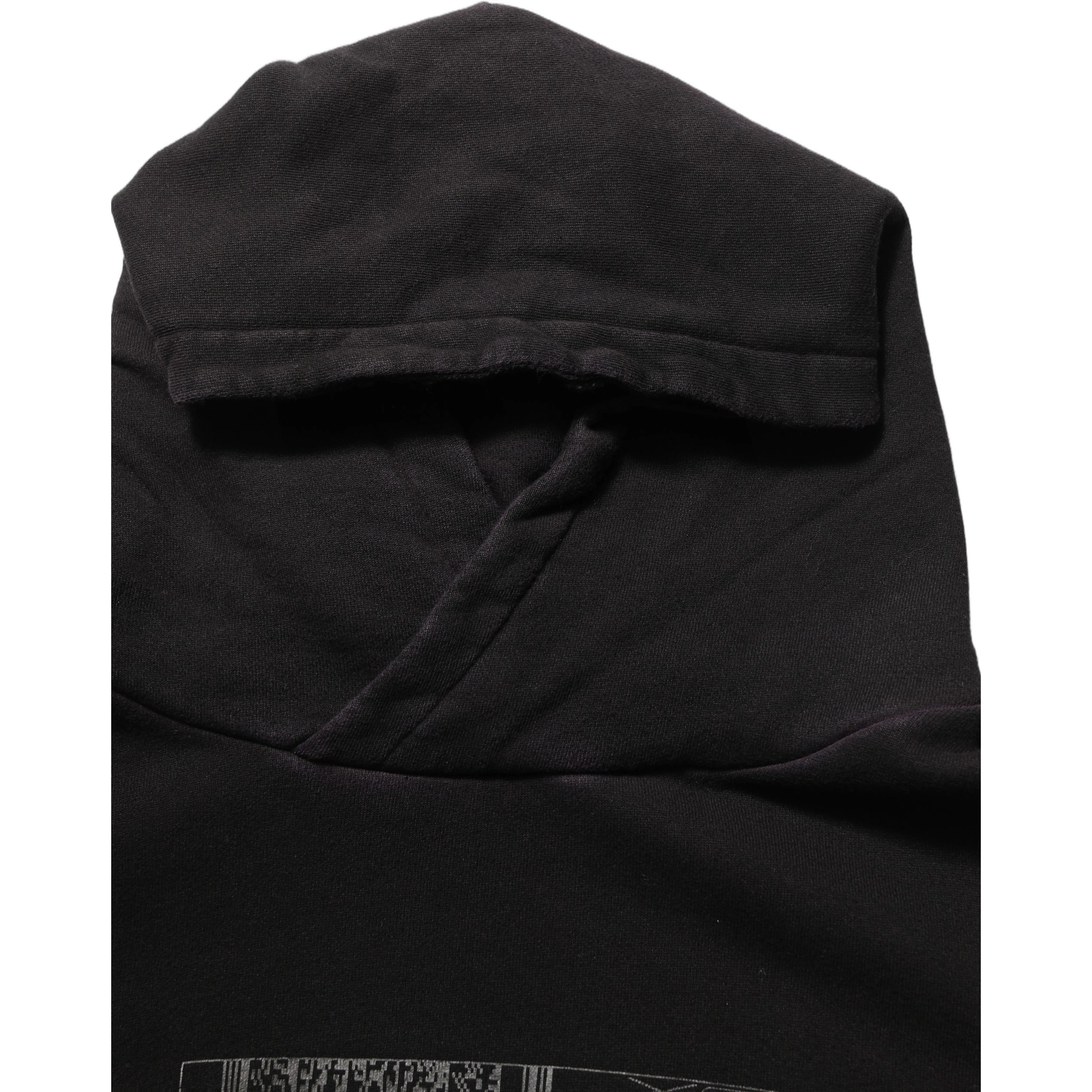 Black Cotton DGVIB3 Hooded Sweatshirt Sweater