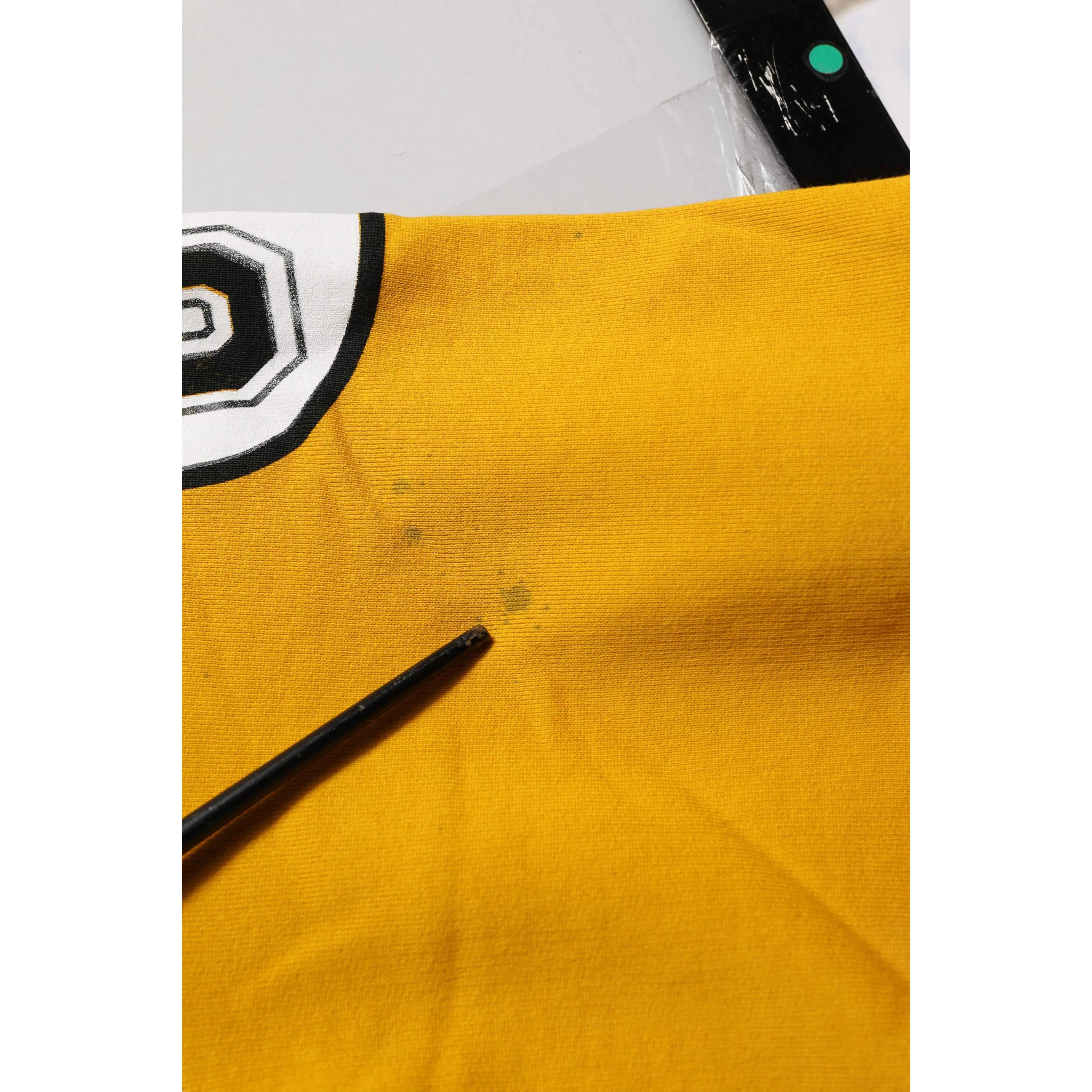 Yellow Crew Neck Jersey Sweatshirt Sweater