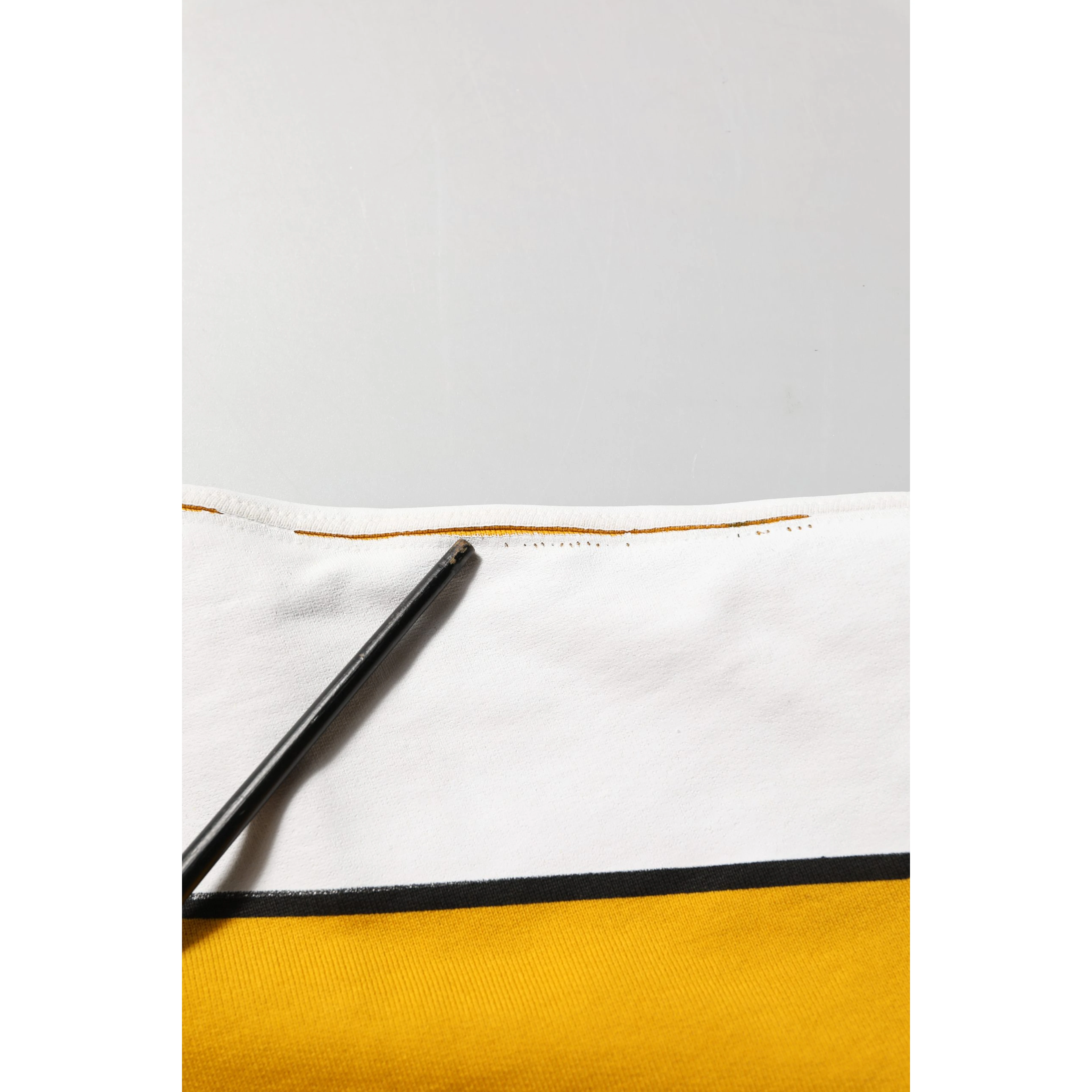 Yellow Crew Neck Jersey Sweatshirt Sweater