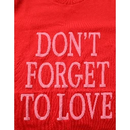 Red Graphic Cotton Jersey Crew Neck T-shirt