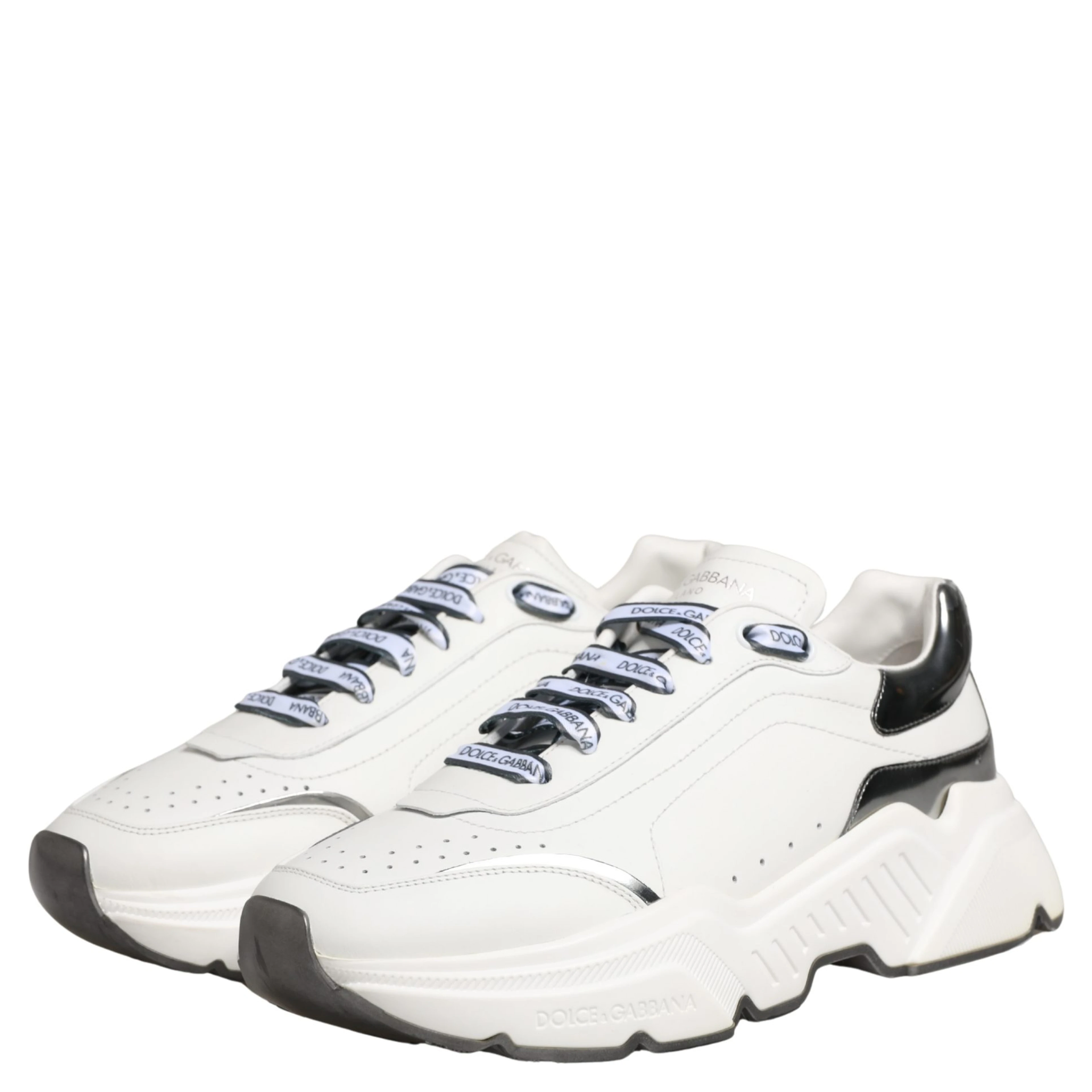 White Silver Daymaster Low Top Men Sneakers Shoes