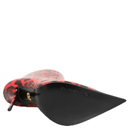 Red Leopard Cardinale Ankle Boots Shoes