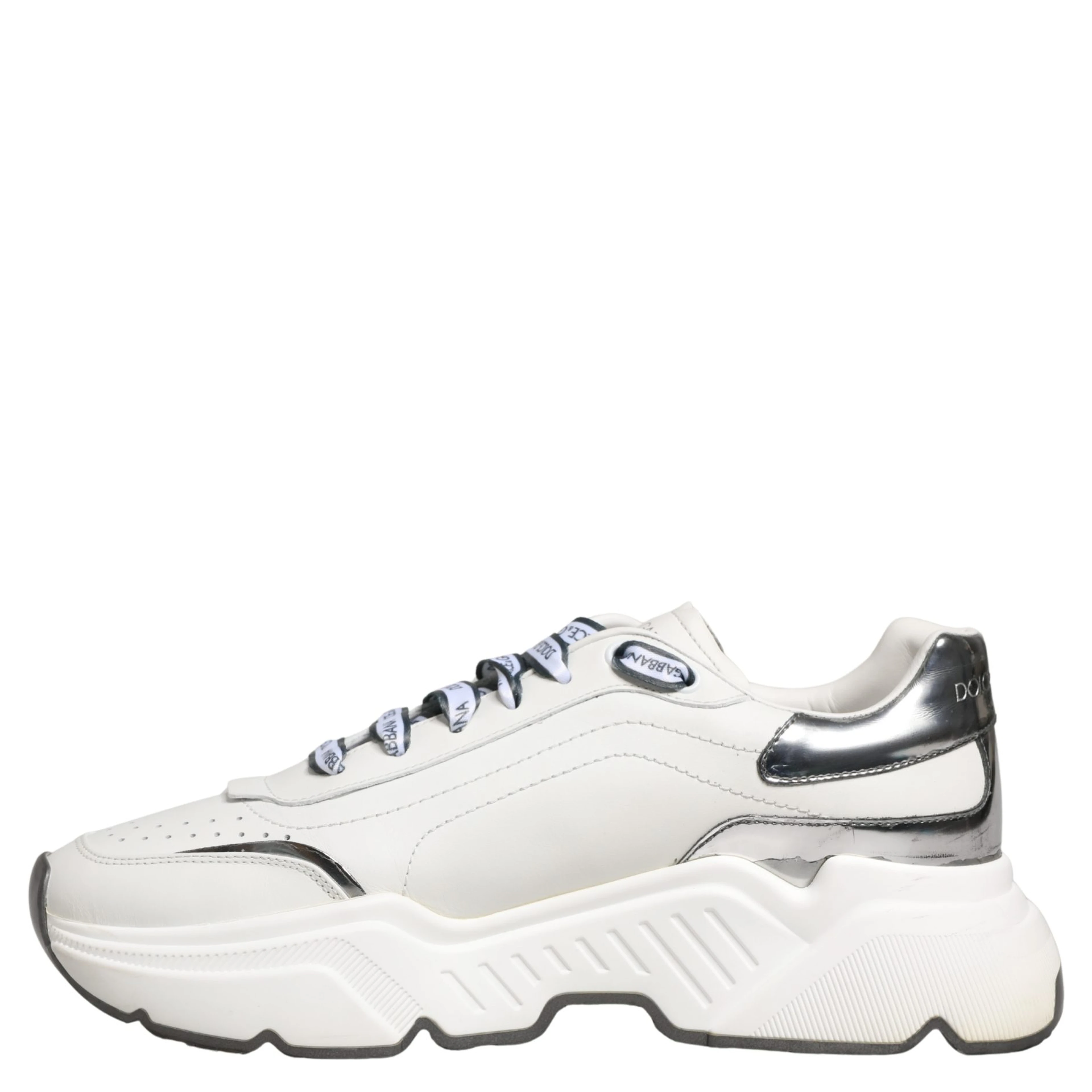 White Silver Daymaster Low Top Men Sneakers Shoes