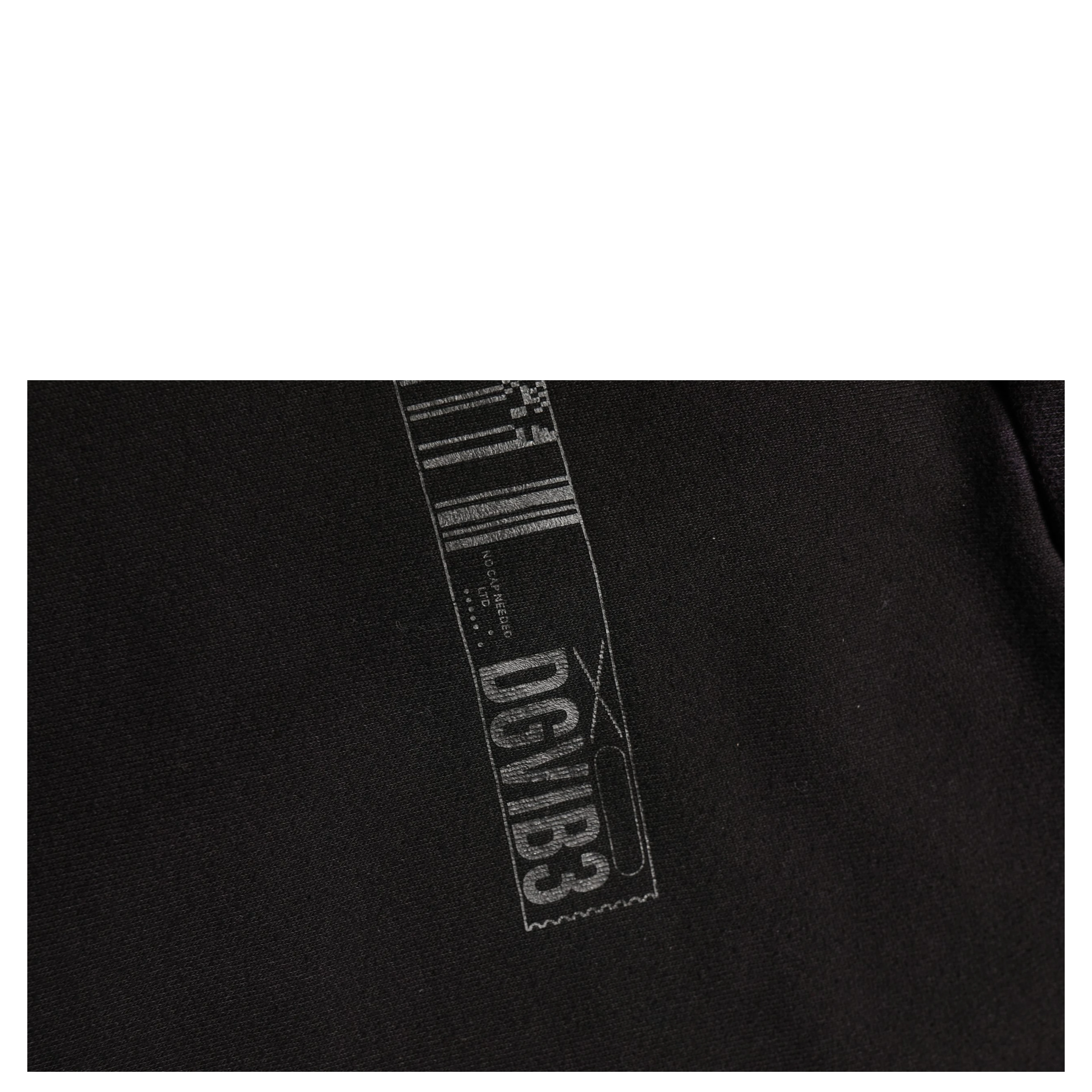 Black Cotton DGVIB3 Hooded Sweatshirt Sweater