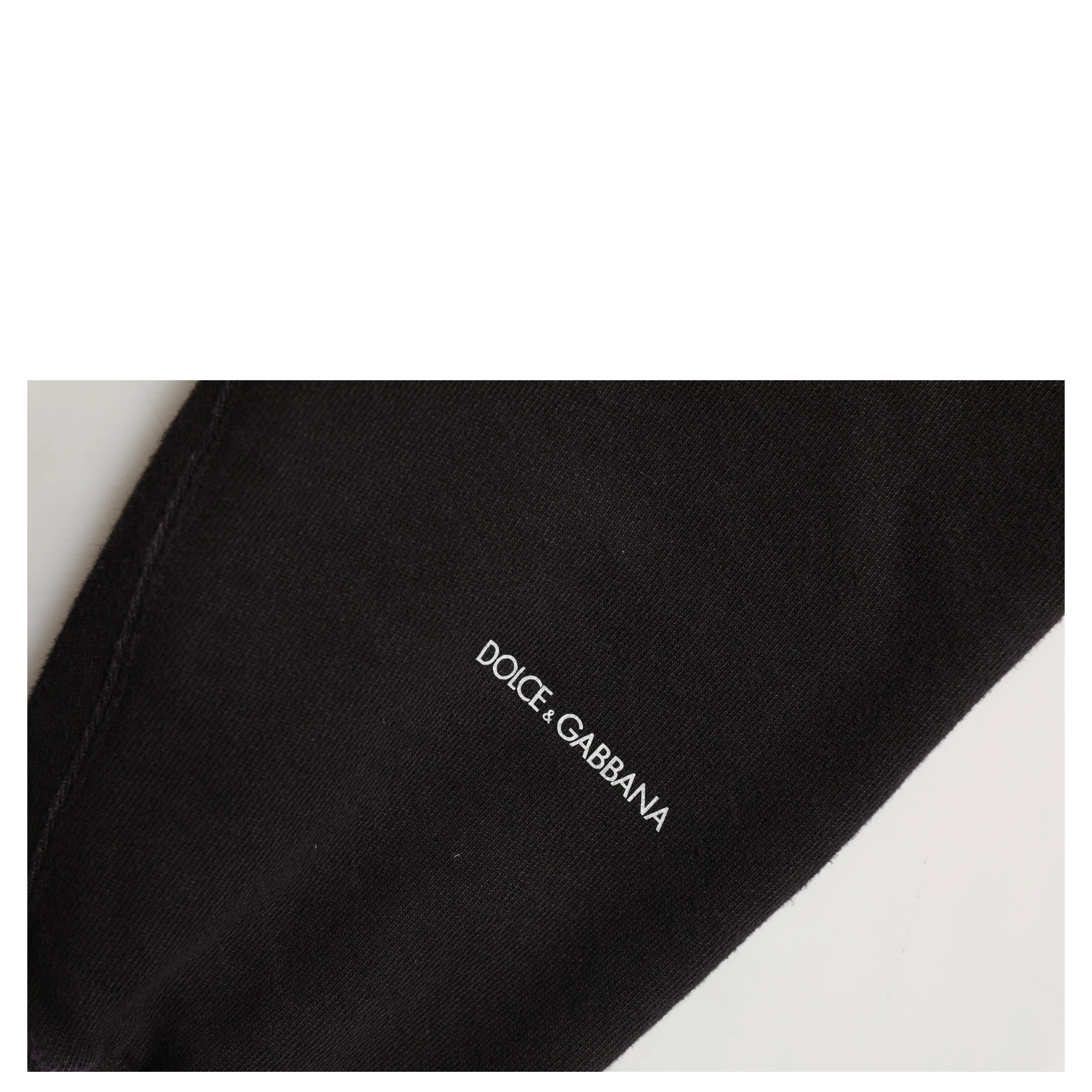 Black Cotton DGVIB3 Hooded Sweatshirt Sweater